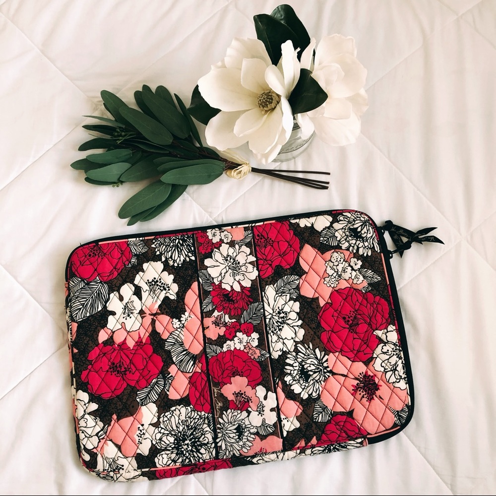 Vera Bradley Mocha Rouge Laptop Sleeve